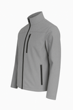 Chamarra Rompevientos - Softshell - Cálida - Windwarm- Gris perla