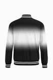 Bomber Difuminada Negro Blanco Negro