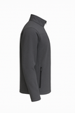 Chamarra Rompevientos - Softshell - Cálida - Windwarm- Gris oxford
