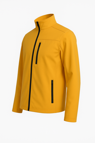 Chamarra Rompevientos - Softshell - Cálida - Windwarm-Amarillo