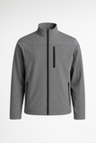 Chamarra Rompevientos - Softshell - Cálida - Windwarm- Gris Jaspeado