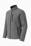 Chamarra Rompevientos - Softshell - Cálida - Windwarm- Gris Jaspeado