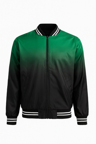 Bomber difuminada Verde a Negro