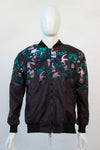 Bomber Calavera Rosa Verde