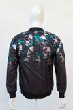 Bomber Calavera Rosa Verde