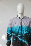 Bomber Gris Azul Negro Stain difuminada