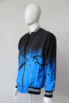 Bomber jacket Negro Azul Street Art