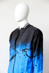 Bomber jacket Negro Azul Street Art