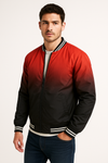 Bomber difuminada Rojo a Negro