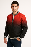Bomber difuminada Rojo a Negro