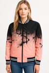 BOMBER JACKET NEGRO & ROSA (STREET ART)