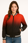 Bomber difuminada Rojo a Negro
