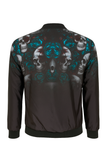 Bomber Calavera Rosa Verde