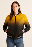 Bomber difuminada amarillo a negro