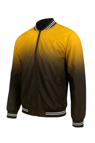Bomber difuminada amarillo a negro