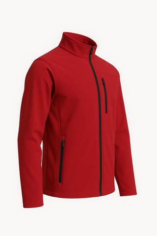 Chamarra Rompevientos - Softshell - Cálida - Windwarm-Roja