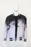 BOMBER JACKET NEGRO & GRIS (STREET ART)