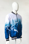 Bomber Jacket  BLANCO & AZUL (STREET ART)