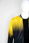 Bomber difuminada amarillo a negro