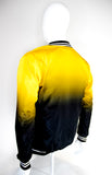 Bomber difuminada amarillo a negro