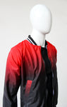 Bomber difuminada Rojo a Negro