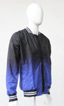 Bomber Jacket Difuminada Negra Morado