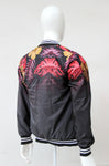 Bomber Jacket Monstera Tropical Plant Rosa