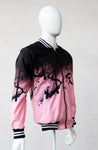 BOMBER JACKET NEGRO & ROSA (STREET ART)