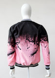 BOMBER JACKET NEGRO & ROSA (STREET ART)