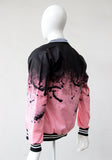 BOMBER JACKET NEGRO & ROSA (STREET ART)