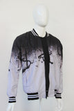 BOMBER JACKET NEGRO & GRIS (STREET ART)