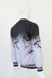 BOMBER JACKET NEGRO & GRIS (STREET ART)