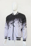 BOMBER JACKET NEGRO & GRIS (STREET ART)